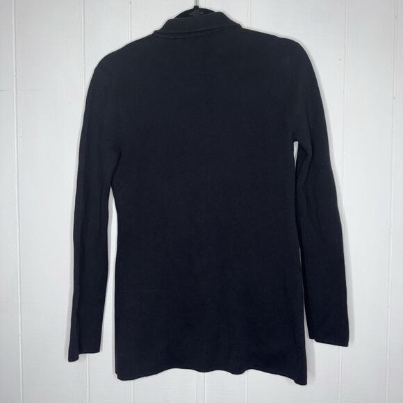 J. Crew Women’s Button Front Sweater Blazer Black Size XS - Picture 2 of 5